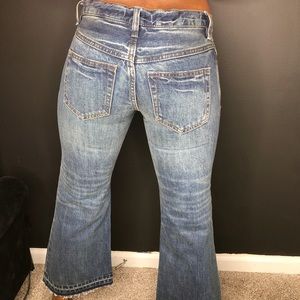 Free people flare crop jean